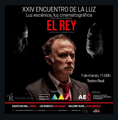 Vídeo disponible: XXIV Encuentro de la luz: «Luz escénica, Luz cinematográfica». Valentín Álvarez- El Rey